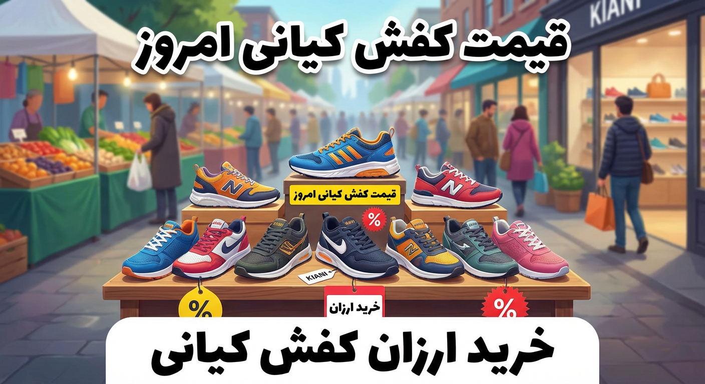 تصویر شاخص برای مقاله قیمت کفش کیانی امروز | خرید ارزان کفش کیانی